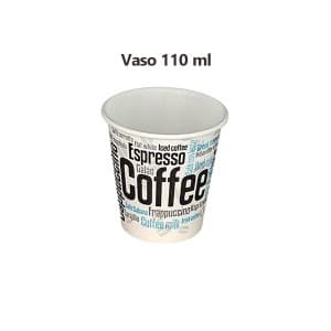 Vaso de papel pequeño decorado