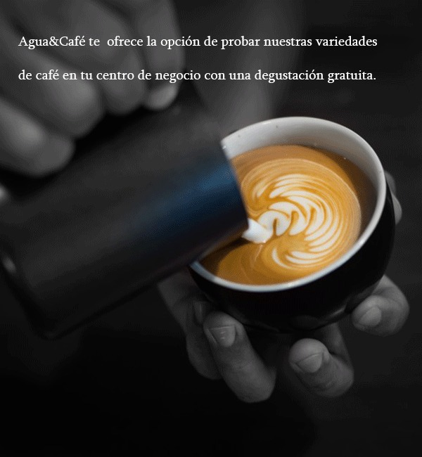 Persona vertiendo leche sobre una taza de café